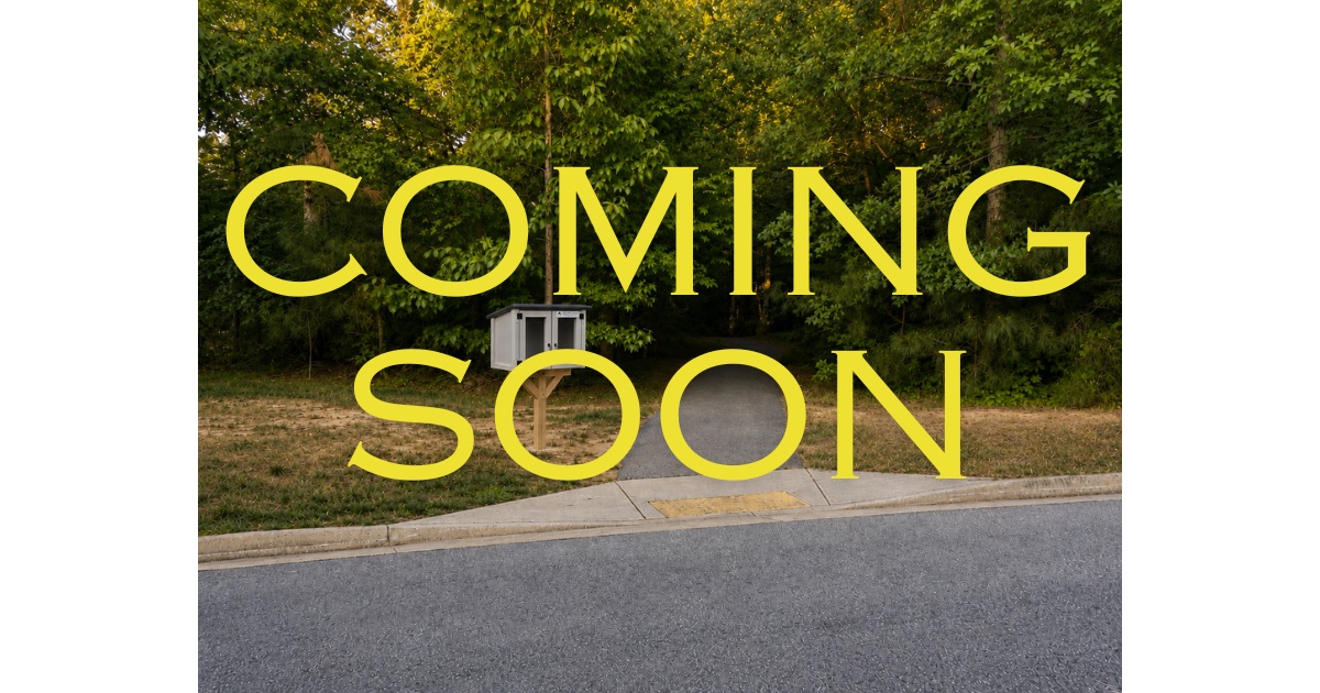 The Manor Garden Lane footpath where the Little Free Library will be installed — coming soon